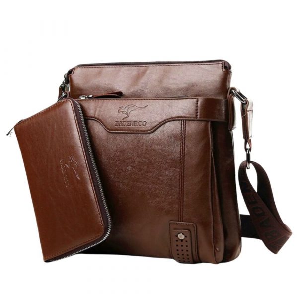 sac bandoulière en cuir souple décontracté