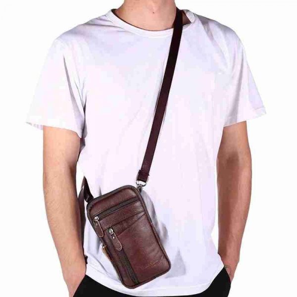 sac à bandoulière homme style rétro