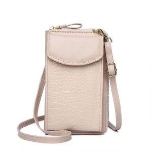 sacoche besace bandoulière femme cuir chic crocodile
