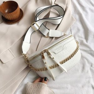 sacoche besace banane femme chic crocodile