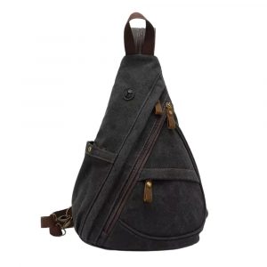 sacoche grand sac à poitrine en toile